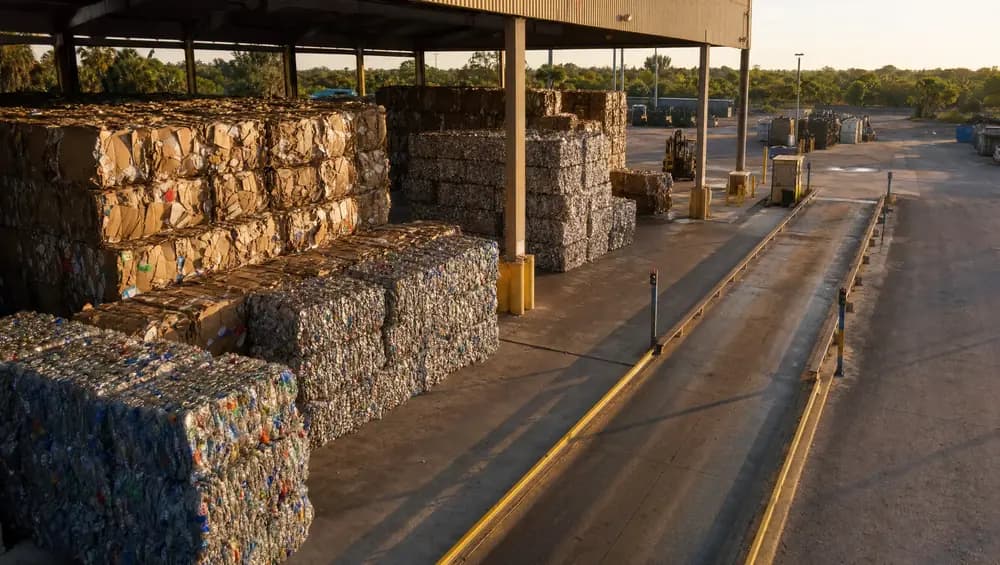 Certified truck scale at a solid waste transfer station in Clearwater, FL used for digital check-in and load documentation.
